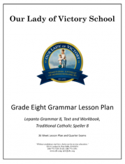 Lesson Plans – Grade 08 Grammar